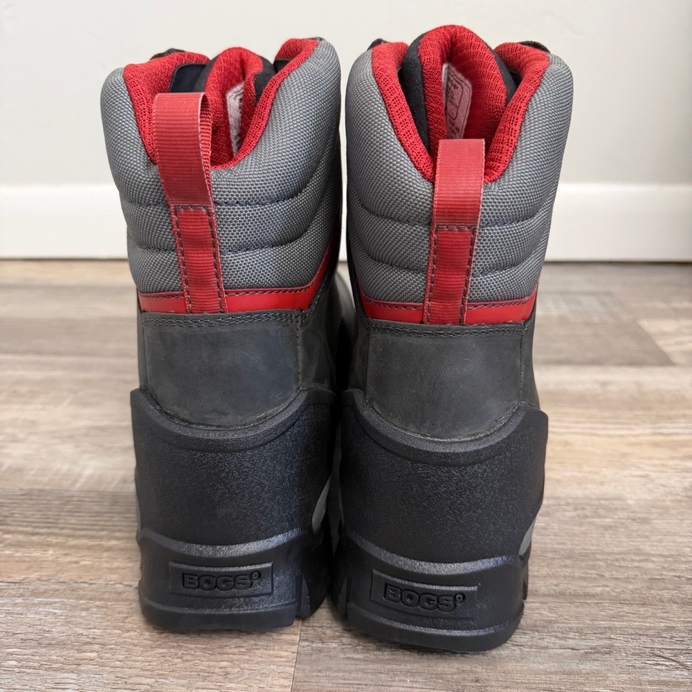 Bogs 6" BEDROCK SHELL Black Boots New Men's Safety Toe Work Shoes-size 11 NWOB - Picture 13 of 14